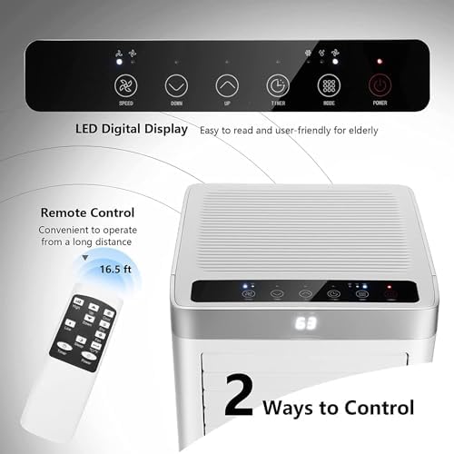 DORTALA 8000 BTU Portable AC with Dehumidifier and Fan
