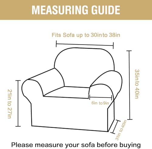 HVERSAILTEX Jacquard Sofa Slipcover Waterproof Protector