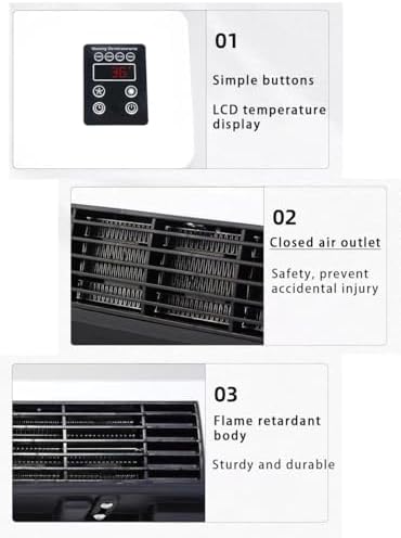 ZHOMTOP Wall Air Conditioner with Remote Control and Timer