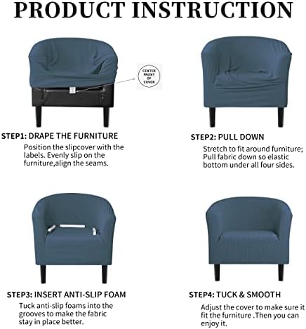 Easy-Going Stretch Club Armchair Slipcover 1 Piece