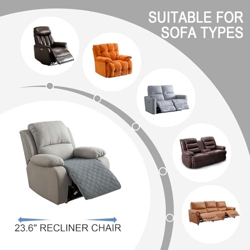 Genina Waterproof Recliner Chair Cover for Pets