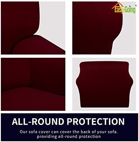 Easy-Going Fleece Stretch Sofa Slipcover