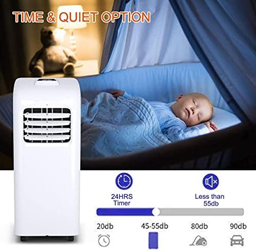 Nightcore Portable Air Conditioner 8000BTU with Remote