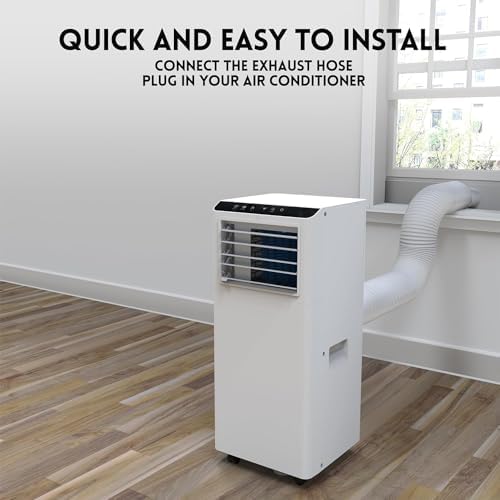 8000 BTUs Portable AC with Cooling Dehumidifier Fan Remote Control