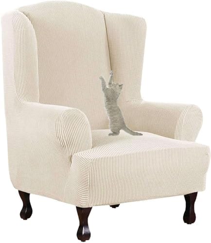 Wingback Chair Slipcover Cat Scratch Proof