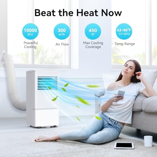 Air Choice 10000 BTU Portable AC Unit with 3-in-1 Function