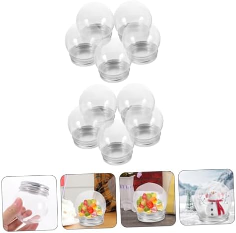 Alipis 30pcs Clear Plastic Candy Storage Jars for Party Favors