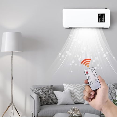 Generic Portable Air Conditioner with Wall Mount Exhaust Kit and Remote Control