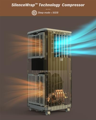 DEXSO 8000 BTU Portable AC Unit with 3-in-1 Function