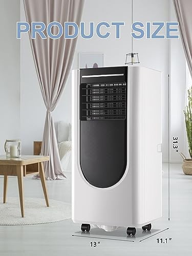 WANAI 8000BTU Portable AC Unit for 250sqft Room Cooling