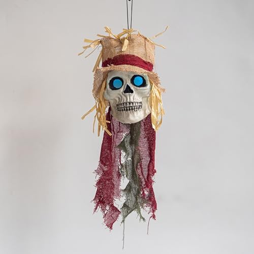 Skeleton Hanging Decorations with Eerie Eye Design