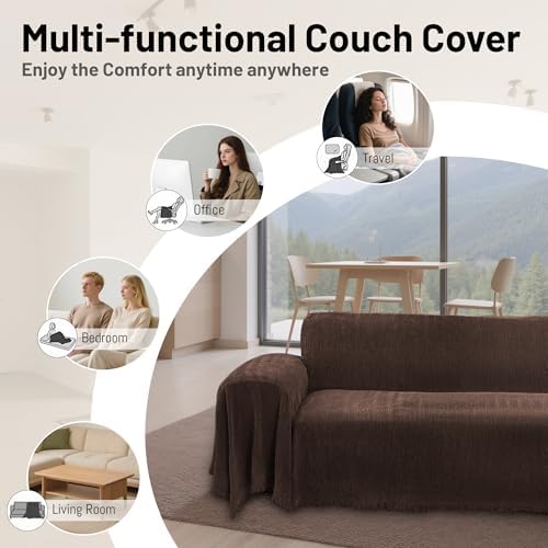100 Waterproof Corner Sectional Couch Cover L Shape with Tassel