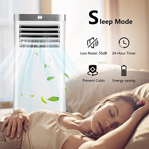 PETSITE 8000 BTU Portable AC with Remote Control