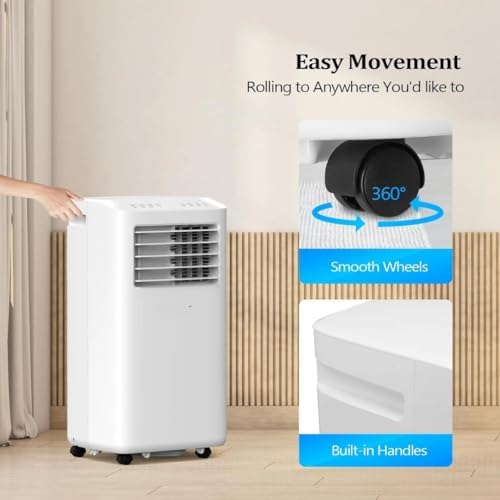 Luko 10000 BTU Portable Air Conditioner with Heat and Fan