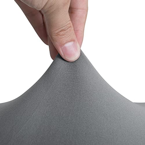 Amazon Basics Light Grey Dining Chair Covers Pack of 6
