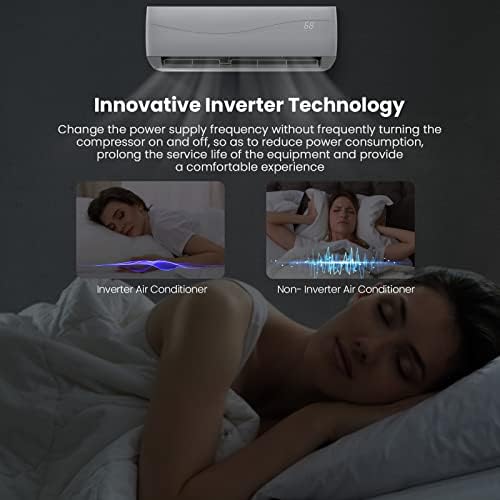 ARLIME Mini Split ACHeating System 12000 BTU 1 Ton Ductless Unit