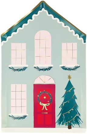 Meri Meri Christmas Party Plates Pack of 8