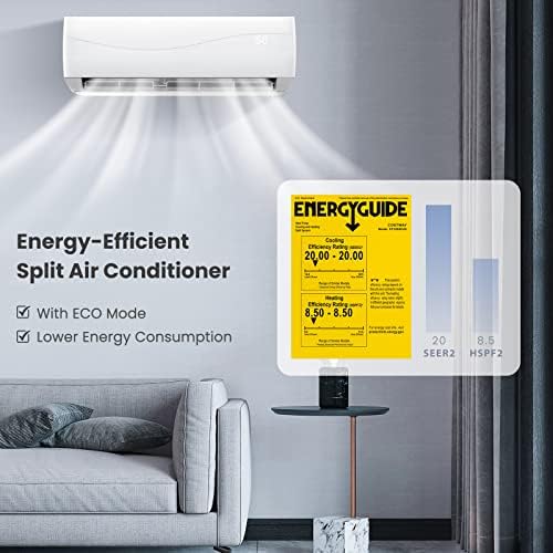 ARLIME Mini Split ACHeating System 12000 BTU 1 Ton Ductless Unit