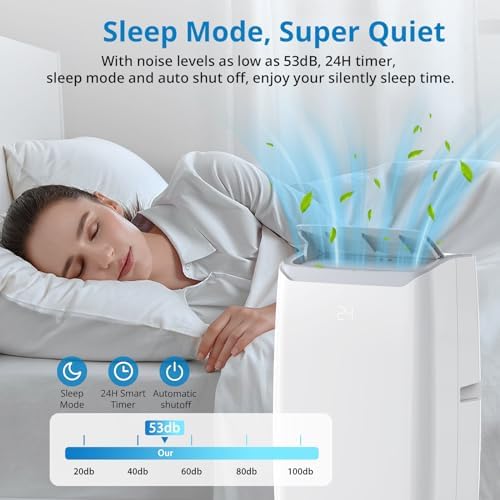 KOKEBREN 12000 BTU Portable Air Conditioner with Remote Control