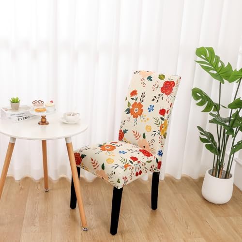 UArtlines Chair Covers Set of 6 for Dining Room