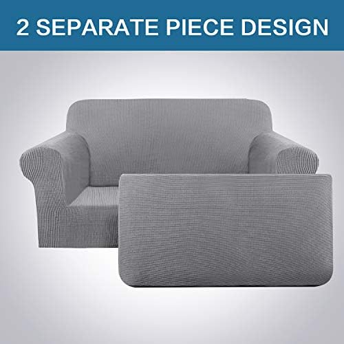 HVERSAILTEX 2 Piece Loveseat Slipcover Set