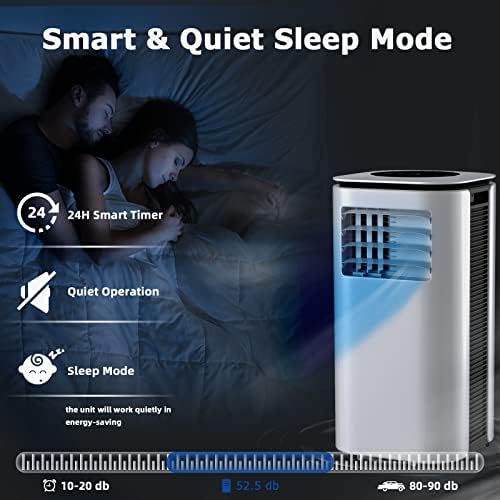 ARLIME 9000 BTU Portable AC Unit with Remote Control