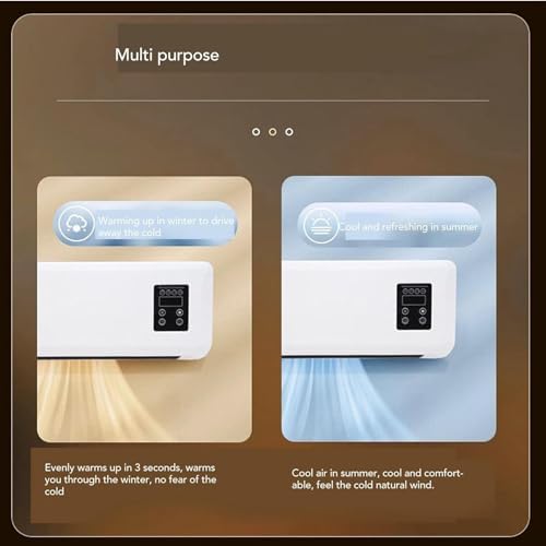 Generic Portable Air Conditioner with Wall Mount Exhaust Kit and Remote Control