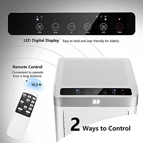 PETSITE 8000 BTU Portable AC with Remote Control