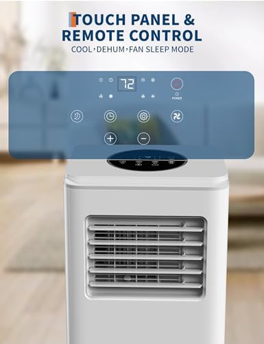 Takywep 10000 BTU Portable AC Unit with Remote Control White