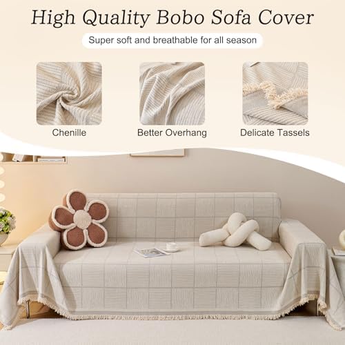 Roomlife 3 Cushion Couch Cover Boho Style