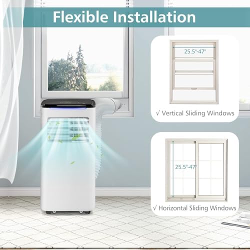 DORTALA 8000 BTU Portable AC 3 in 1 Cooler Fan Dry Unit