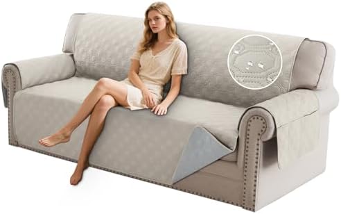 PrinceDeco Waterproof Sofa Slipcover for Dogs