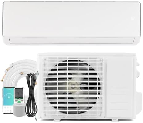 Bonnlo 17000BTU Wifi Enabled Mini Split AC Heater Unit