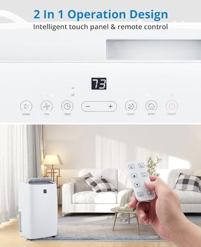 Ostar 12000BTU Portable Air Conditioner with 3 Fan Modes