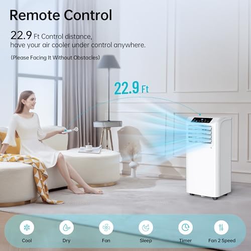 Portable Air Conditioner 10000BTU with Remote Control