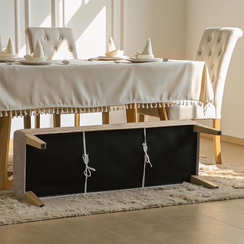 FORCHEER Velvet Dining Bench Cover 60 Inches Long