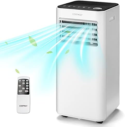 COSTWAY 10000 BTU Portable Air Conditioner for Bedroom and Dorm