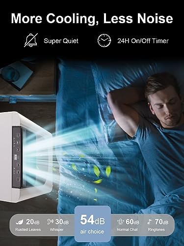 WANAI 8000BTU Portable AC Unit for 250sqft Room Cooling