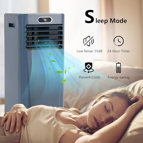 ARLIME 10000 BTU Portable Air Conditioner with Fan Dehumidifier