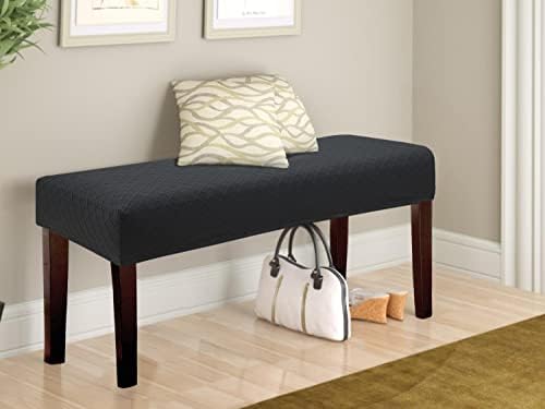 Waterproof Dining Bench Cover Black
