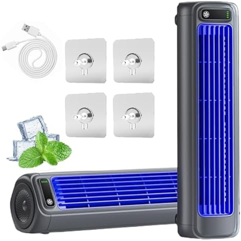 Brizac Portable Air Conditioner Quiet Cooling Fan with 3 Speeds