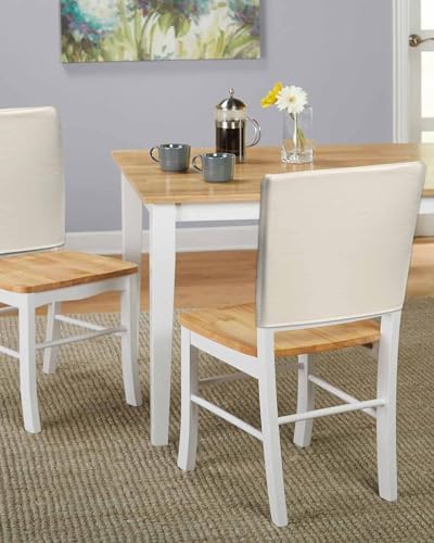 Cream Beige Chair Back Covers 4 Pcs Dining Room Slipcovers