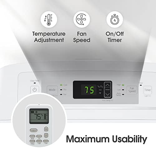 LG 6000 BTU Portable Air Conditioner for Small Rooms