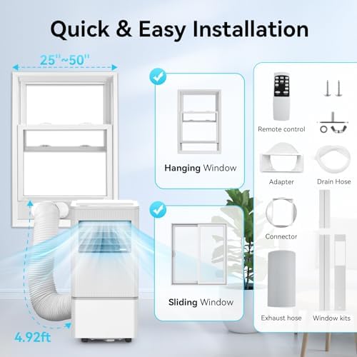 Air Choice 10000 BTU Portable AC Unit with 3-in-1 Function