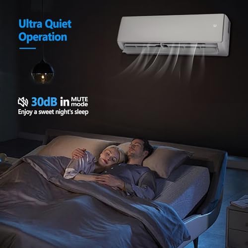 Bonnlo 17000BTU Wifi Enabled Mini Split AC Heater Unit