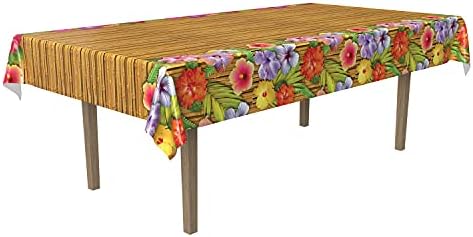 Beistle Luau Tablecover for Parties