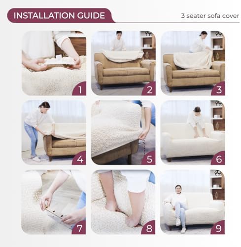 PAULATO BY GAICO Stretch Sofa Slipcover - Venezia Cream