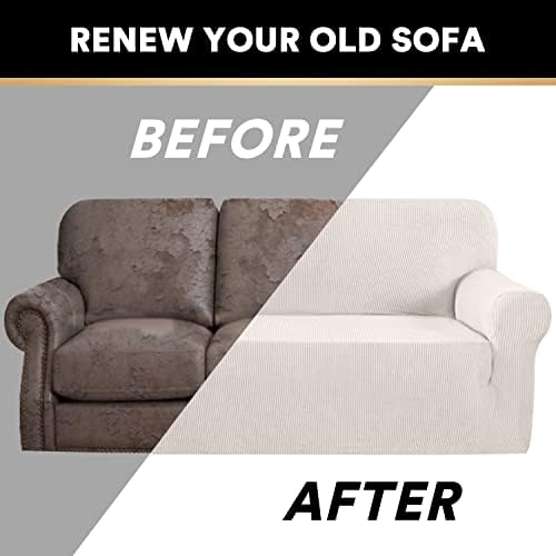 PrinceDeco Stretch Loveseat Sofa Cover