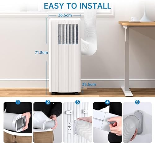 Takywep 8000BTU Portable AC Unit with Dehumidifier and Fan
