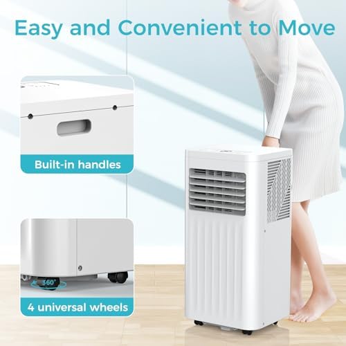COWSAR 10000 BTU Portable Air Conditioner with 4 Modes and Remote